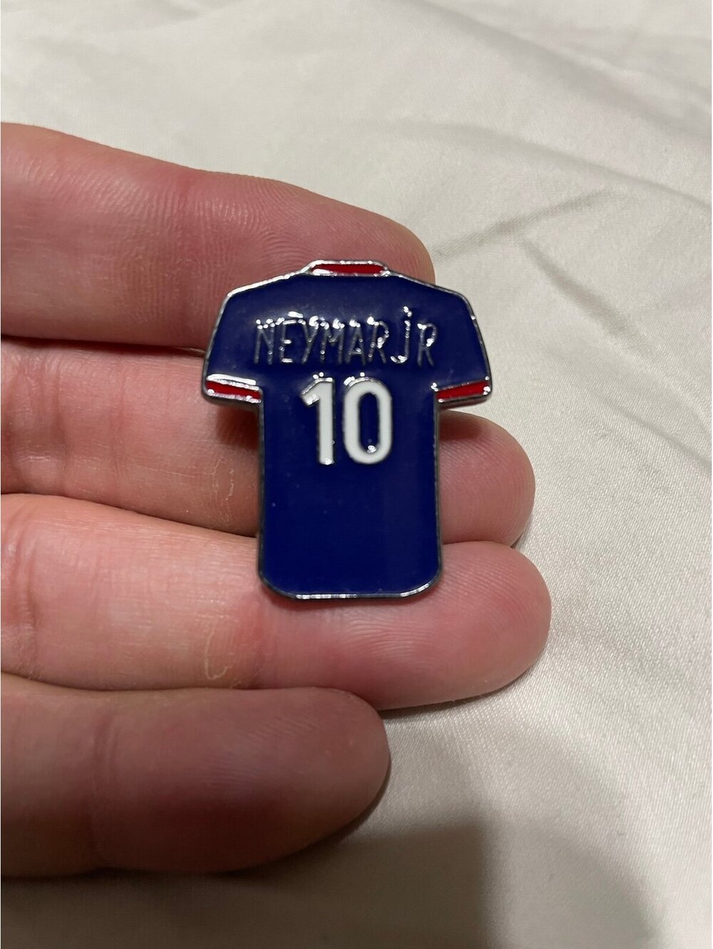 neymar jersey enamel pin soccer Brazil
